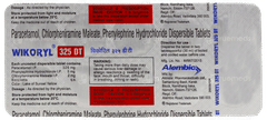 Wikoryl 325 Dt Tablet 10 Wikoryl 325 Dt Tablet 10